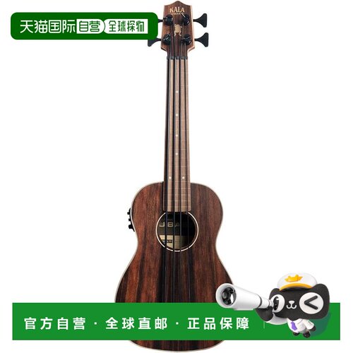 【日本直邮】KALA 电贝斯 UBASS-EBY-FL20_06 斑马木 无品 附包