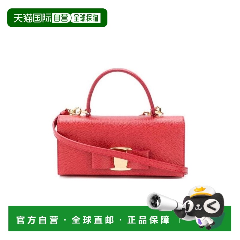 香港直邮Salvatore Ferragamo Vara蝴蝶结小号手提包 22D529