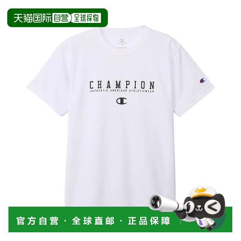 日本直邮Champion冠军短袖T恤儿童篮球服童装速干透气运动衫CK-BB
