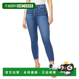 自营PAIGE Cheeky Wonderwall High Rise Skinny Jean - blue 美