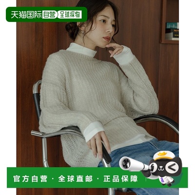 1h可退 日本直邮Sonny Label 女装 UR TECH蓄热半高领打底衫 宽松