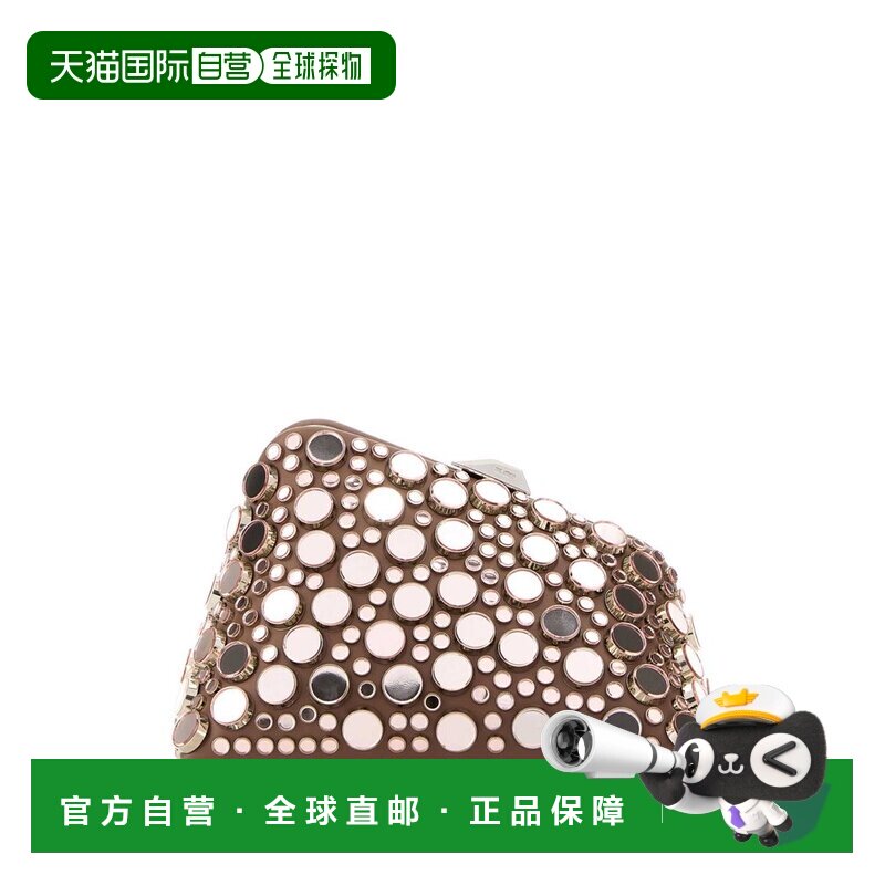 1h可退 香港直邮The Attico 女士 铆钉手拿包 250WAH00040LBT019S