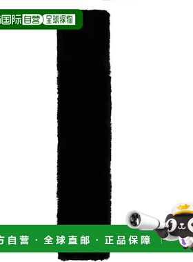 1h可退 香港直邮toteme 女士 黑色 Tuxedo Shearling 围巾 254WSC