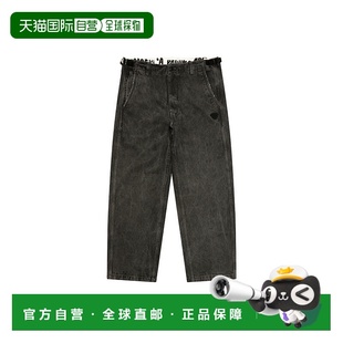 刺绣logo设计 1h可退 全棉直筒梭织裤 男装 AAPPTMC 日本直邮AAPE