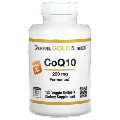 香港直发iHerb california gold nutrition辅酶Q10软胶护心120粒