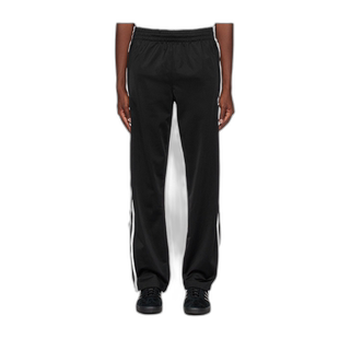 香港直邮ADIDAS 男士休闲裤 IJ7055 CO 黑色 弹性腰边侧条纹运动