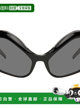 1h可退 香港直邮Mugler 穆勒 女士 黑色 Cat Eye 太阳镜 25S10AC0