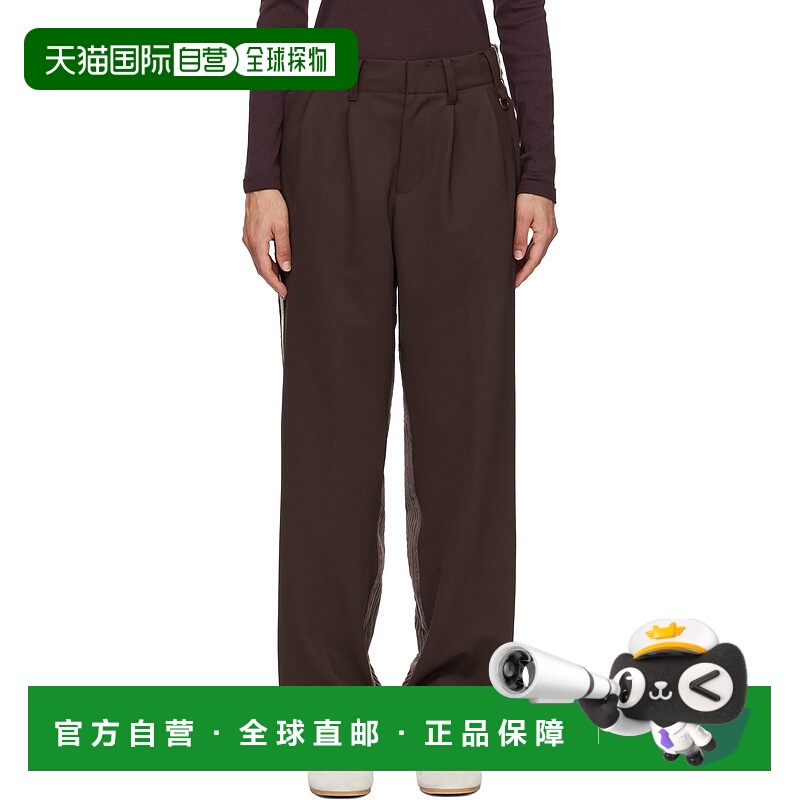 香港直邮潮奢 Adidas 女士 棕色 Edison Chen 联名 CLOT Sports S