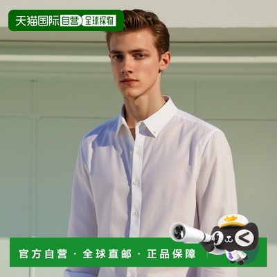 1h可退 欧洲直邮MICHAEL KORS 男士T恤CS4400H4YT100长袖简约亚麻