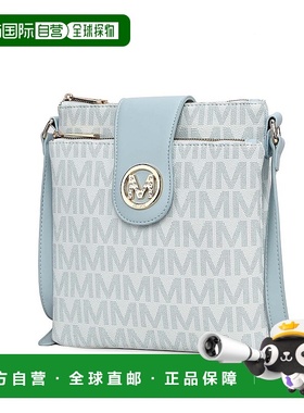 自营mia k collection箭牌M签名斜挎包-浅蓝色 美国奥莱直发