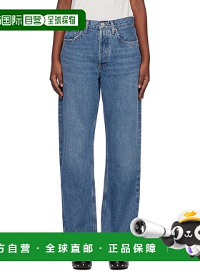 1h可退 香港直邮潮奢 AGOLDE 女士 蓝色 Kelly 牛仔裤 A1991535