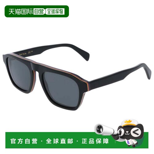 自营Paul Smith男士54mm太阳镜PS25602S-001-54-黑色 美国奥莱直