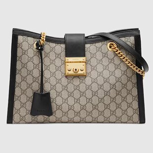 GUCCI 单肩包 古驰挂锁中号