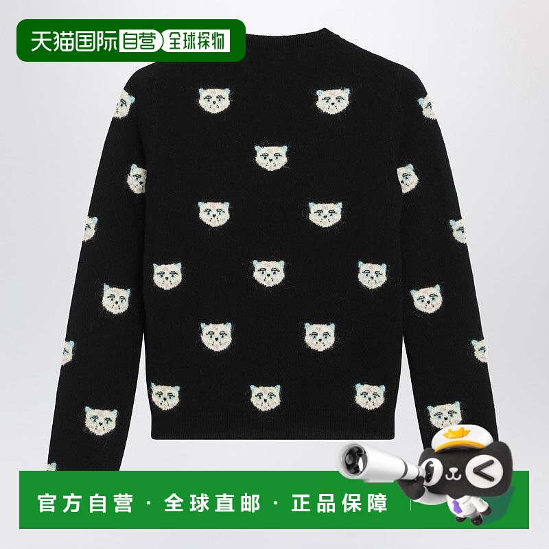 1h可退 香港直邮VALENTINO 女士针织衫 7B3KA12Y9NKN78 AW2025 黑