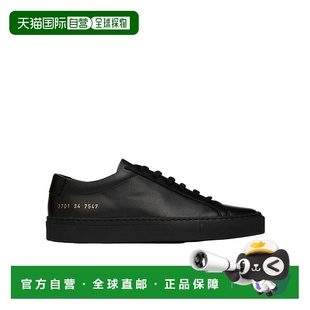 37017547Black 黑色徽标低帮休闲运动鞋 香港直邮Common Projects
