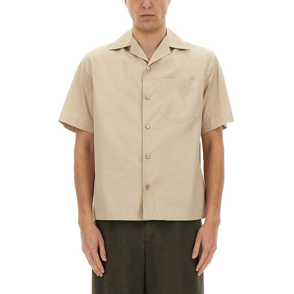 BURBERRY 男士衬衫 8106371B9103 SS2025 浅棕色