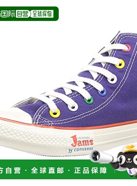 【日本直邮】匡威 全明星帆布鞋高帮US Jams HI紫色22cm 31305930