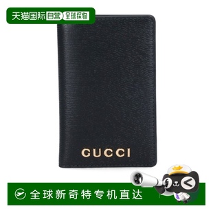 SS2025 1小时内可退 8132250OP0N1000 香港直邮GUCCI 黑 女士钱包