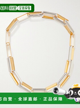 1h可退 香港直邮潮奢 Jil Sander 吉尔 桑达 女士 Gold- 镀银项链