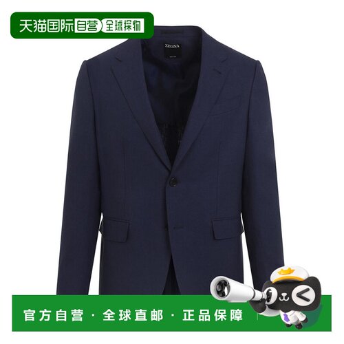 1h可退 欧洲直邮ZEGNA 男士外套 373523A310FT207 SS2026 蓝色 Ze
