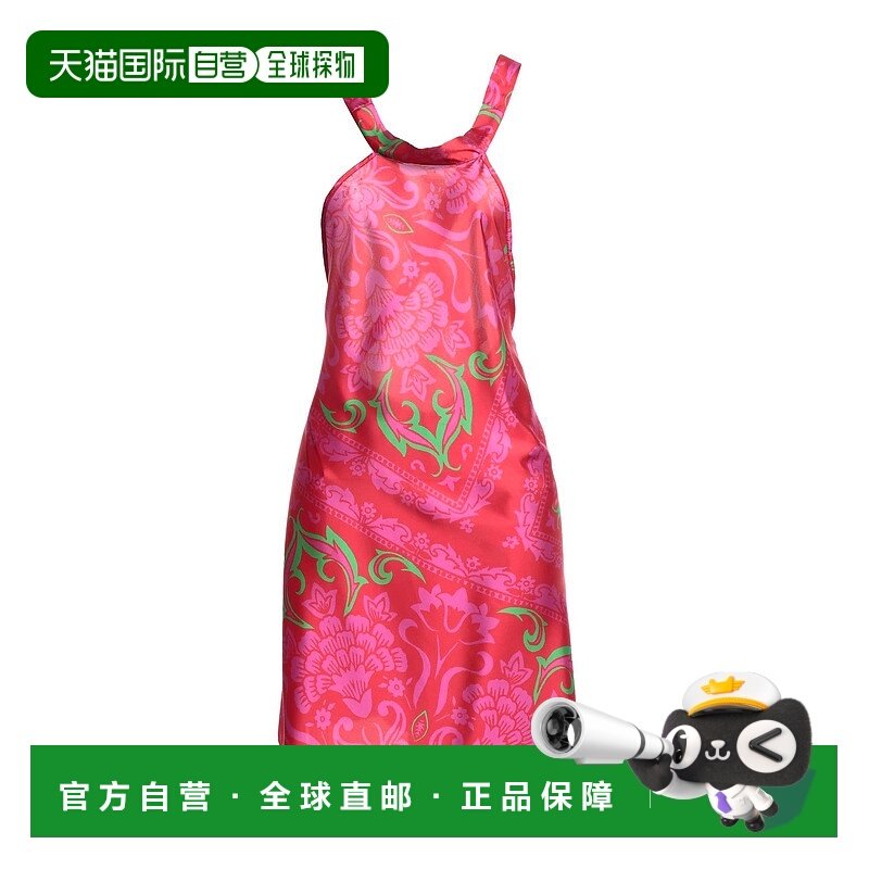 1h可退 香港直邮潮奢 Pinko 品高 女士 中长连衣裙 red红色 舒适