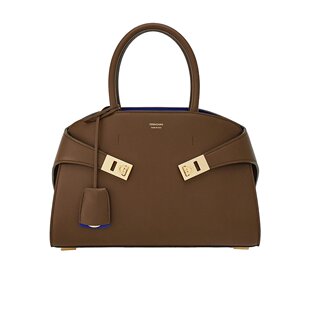 215608 Hug徽标单肩包 Salvatore Ferragamo