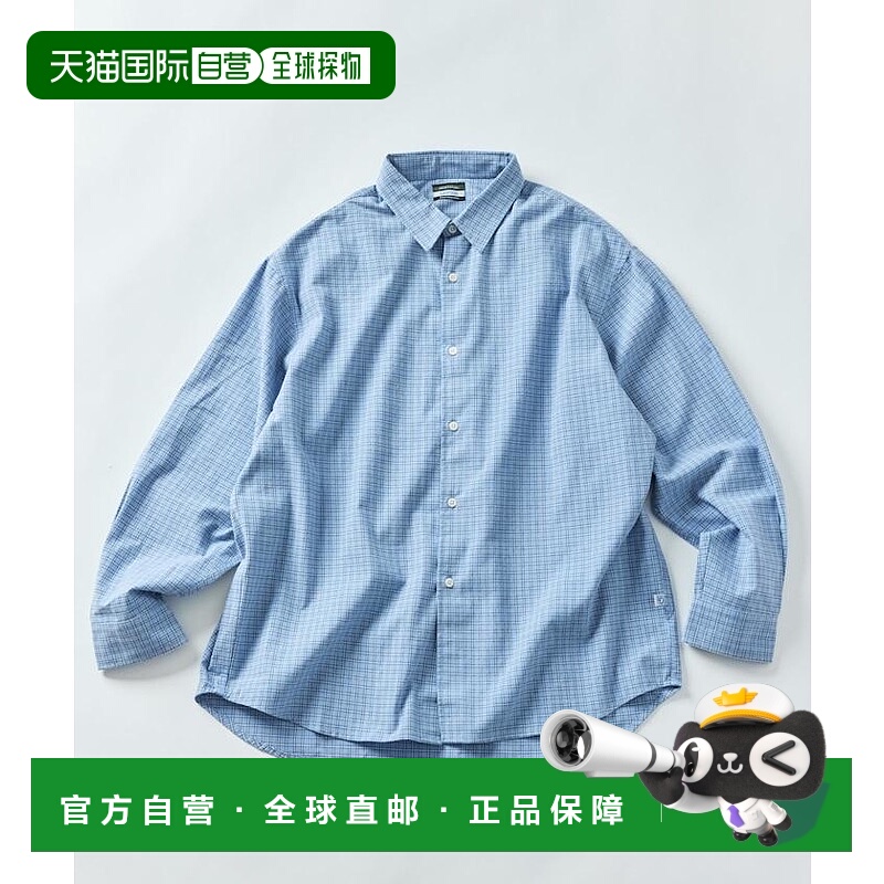 1h可退 日本直邮Lawson×FREAK'S STORE 男女同款休闲格纹法兰绒