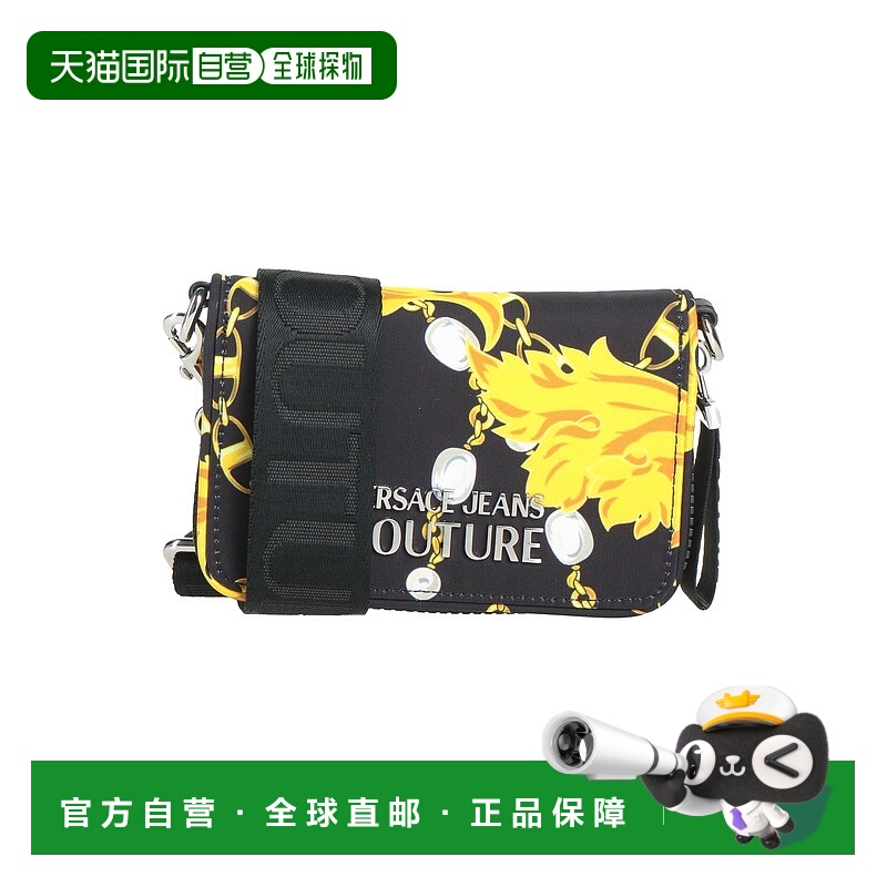 1h可退 香港直邮潮奢 Versace Jeans 范思哲 女士 斜挎钱包