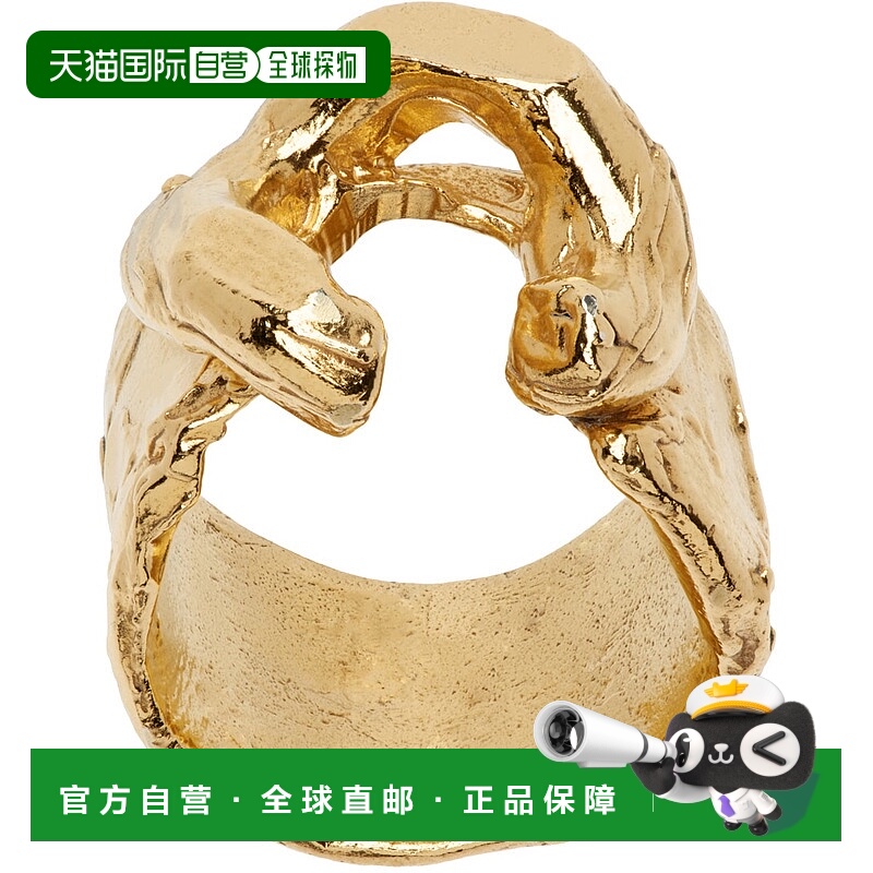 香港直邮潮奢 Alighieri 女士 金色 The Flashback 戒指 FJ4000AS