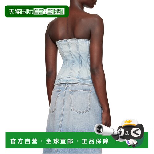 香港直邮Balmain 纽扣牛仔上衣 EF1AC505DF23