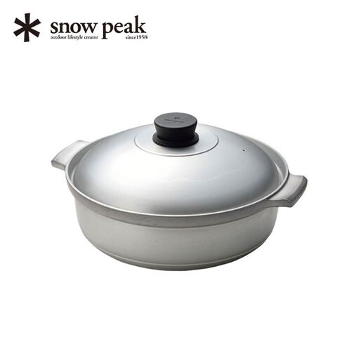 日本Snow Peak Yaen Nabe 30 CS-250 平底锅炊具户外露营烧烤