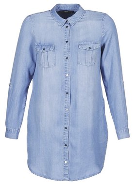 Vero Moda 女士 VMSILLA 短连衣裙 蓝色