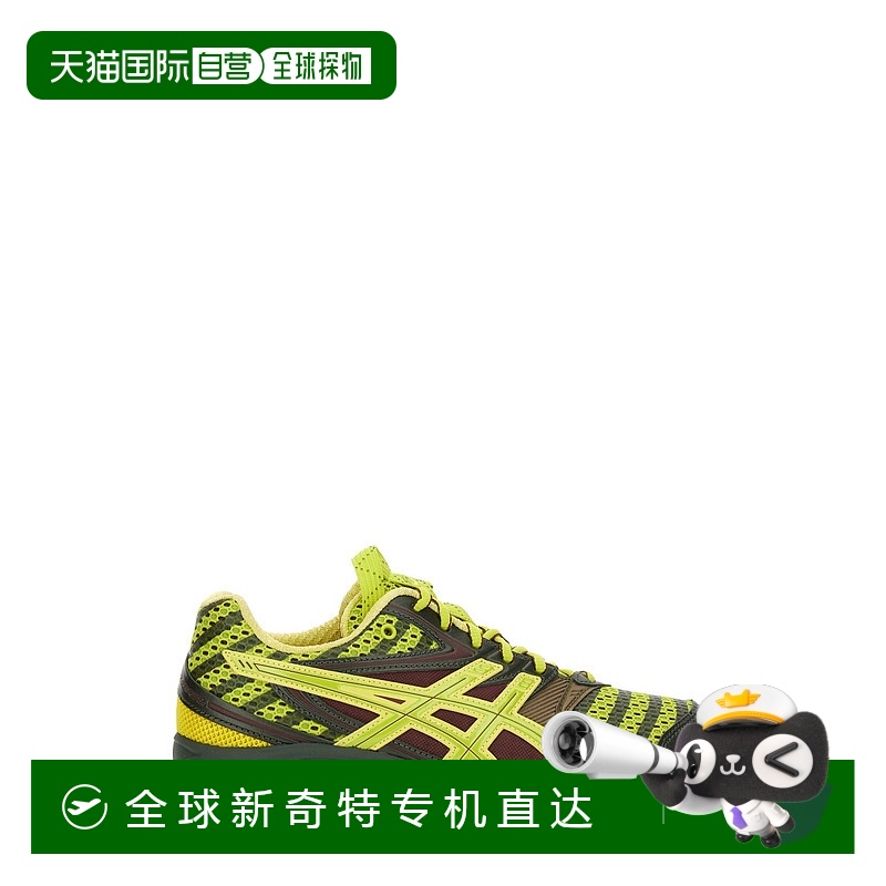 1h可退 香港直邮ASICS 男士运动鞋 1203A606750 SS2025 黄色 系带