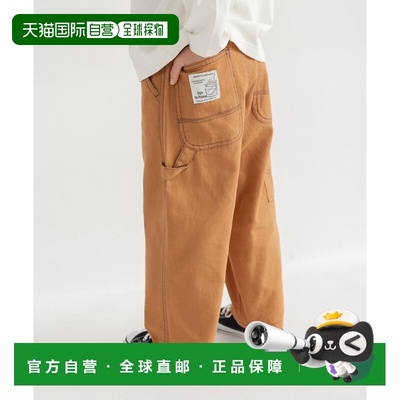 1h可退 日本直邮BRANSHES 儿童 棉 宽松工装裤 三角币袋设计 1161