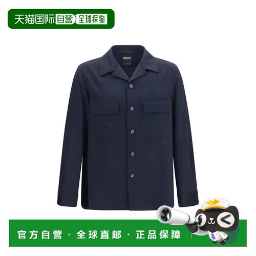 香港直邮zegna 杰尼亚 男士 羊绒夹克 RE8V46SOT6B923G054