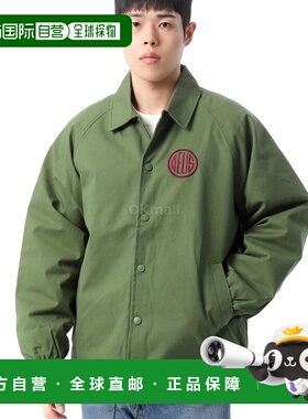 韩国直邮DEUS Pill 徽标教练夹克 (DMF246748-PIN) 夹克高端流行