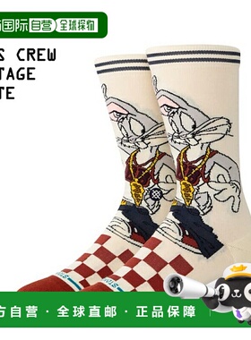 日本直邮STANCE BUGS CREW 运动袜复古白色 a545c24bug-vwh