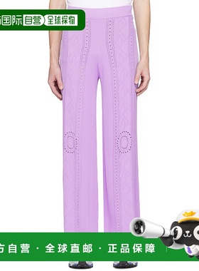 香港直邮Marine Serre 松紧腰休闲裤 P039SS23X阔腿裤