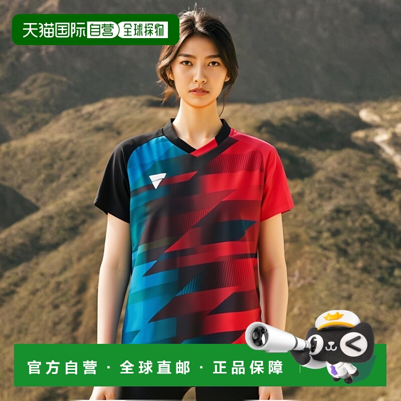 日本直邮VICTAS 短袖比赛衫 V-GS400 乒乓球 512401-9000