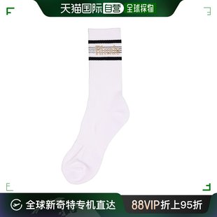 香港直邮潮奢 男士 Logo条纹运动袜 Rhude