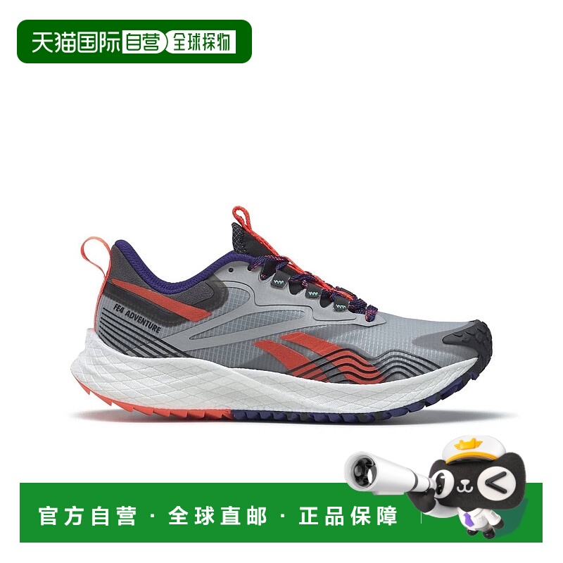 自营 reebok女士 Floatride Energy 4 探险跑鞋（纯灰色 3/核心黑