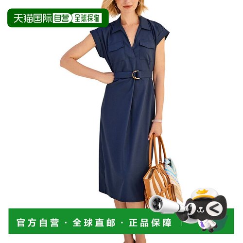 自营J.McLaughlin Eugenia Dress - navy 美国奥莱直发