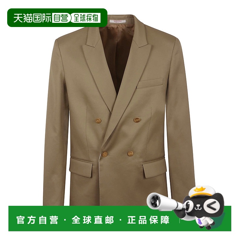 1h可退 香港直邮VALENTINO 男士外套 VCEE40903LZ8 SS2023 浅棕色