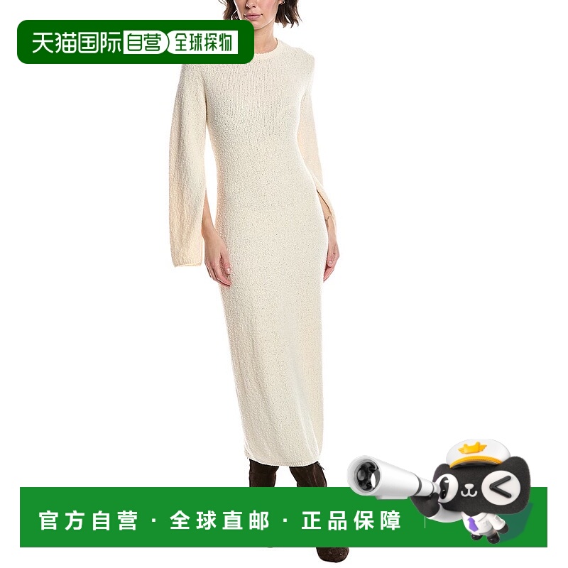 自营theory理论循环Terry Dres-白色 美国奥莱直发