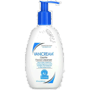 香港直邮Vanicream洗面奶温和适用于敏感肌肤237ml无香洁面正品