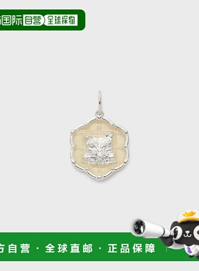 1h可退 日本直邮NOJESS 女士 双面设计 白色梗犬造型树脂吊坠 302