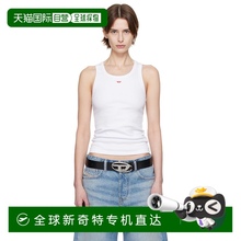 1h可退 香港直邮潮奢 Diesel 迪赛 女士 白色 T-Anky-D 背心 A051