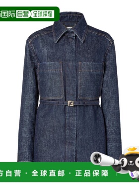 香港直邮FENDI 女士大衣 FLF677AW82F1UKI SS2026 蓝色 GO-TO DEN