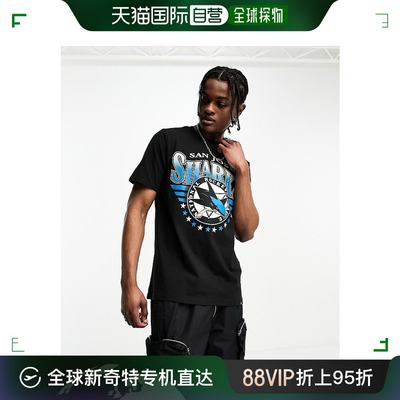 香港直邮潮奢 47 Brand 男士 NHL San Jose Sharks T恤(黑色)