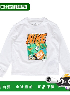 日本直邮Nike 儿童篮球长袖T恤 [86N322001]耐克